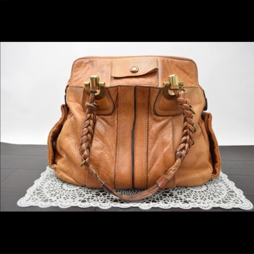Chloe large Heloise bag. Color Nutmeg. Gorgeous!